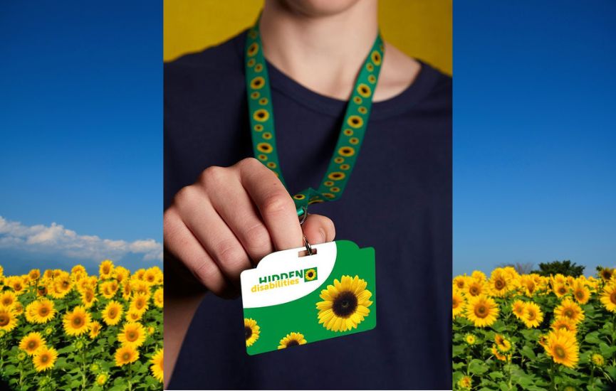 Sunflower Lanyards For Additional Support Stamma 2676